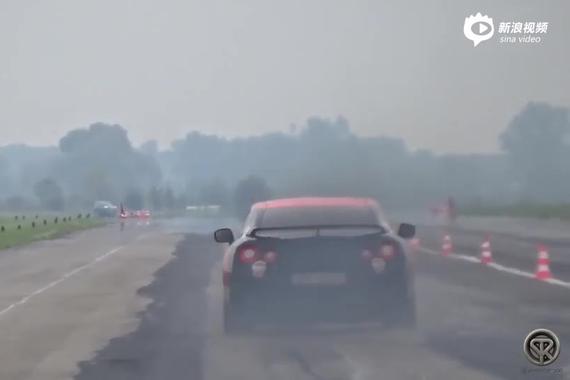赛道上的暴力猛兽 1400马力的战神GT-R