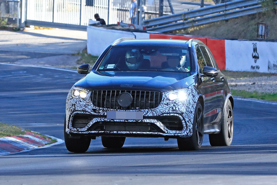 新款AMG GLC63谍照曝光 外观造型微调