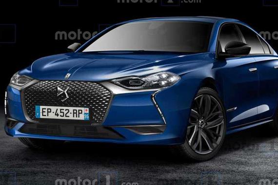 全新DS8渲染图曝光 旗舰车型/动力最高达296马力