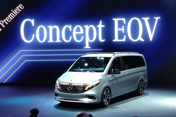2019日内瓦车展：奔驰EQV概念车正式亮相
