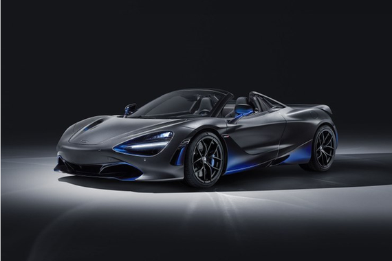 迈凯伦720SSpider MSO官图发布 采用渐变色车漆