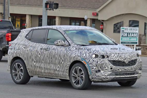 全新别克Encore昂科拉谍照 预计6月发布