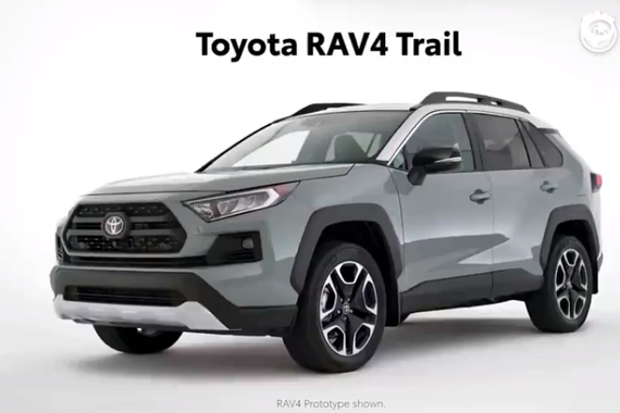 CRV最强劲敌 2019款全新一代丰田RAV4