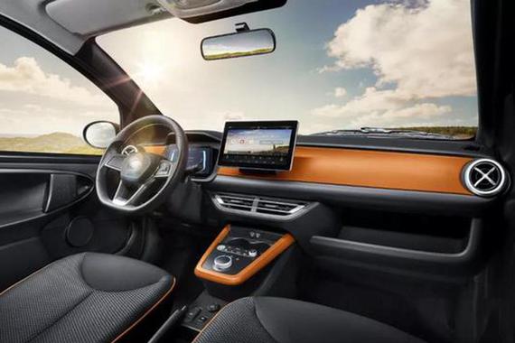 比亚迪e1内饰官图发布 配备旋转大屏液晶仪表