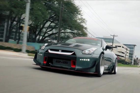 战神上身Rocket Bunny 改装版Nissan GT-R R35