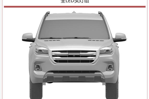 换全LED头灯 小改款哈弗H9曝光