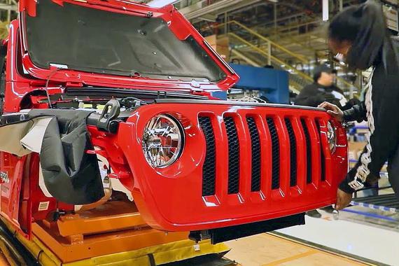 2019吉普牧马人生产过程揭秘