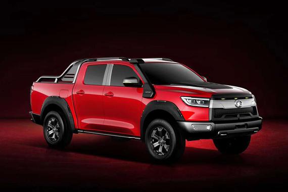 长城全新高端皮卡官图曝光 上海车展首发