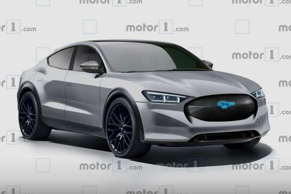 福特全新纯电动SUV假想图曝光 2021年发布