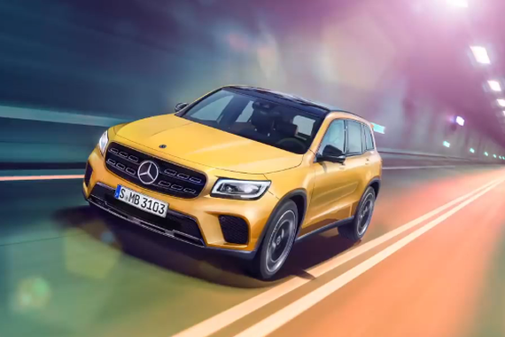 硬朗7座SUV 奔驰GLB即将亮相