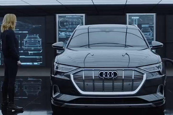 惊奇队长遇到奥迪e-tron