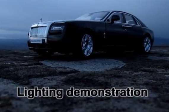 实拍劳斯莱斯仿真车模