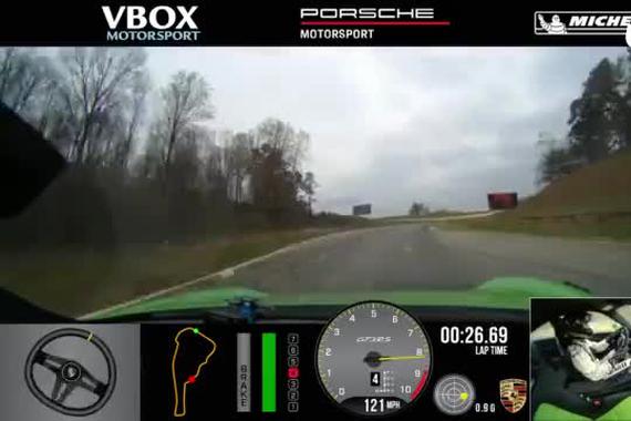 第一视角 实拍保时捷911 GT3 RS征战赛道