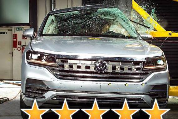 大众途锐 碰撞测试欧洲NCAP五星