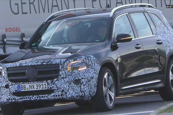有望今年底国产 奔驰GLB级轻伪谍照曝光