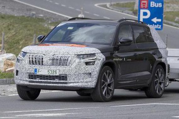 有望日内瓦车展发布 新款柯迪亚克谍照