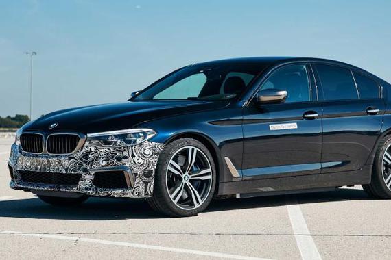 低调还是炫技 宝马5系Power BEV测试谍照