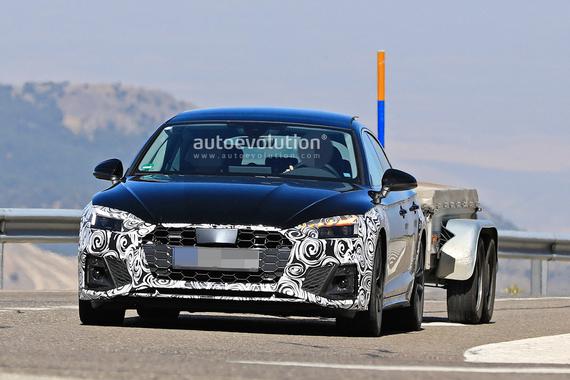 奥迪也玩假排气？新款奥迪A5 Sportback谍照曝光