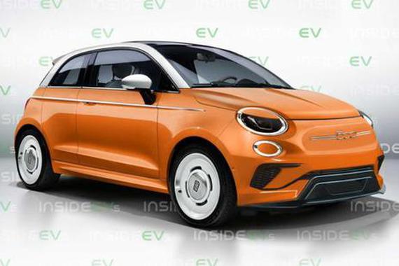 全新EV平台 全新菲亚特500e假想图曝光
