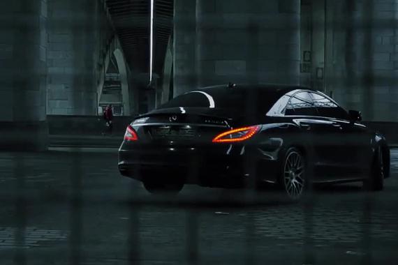 真正的大排量V8 奔驰CLS63 AMG漂移大片