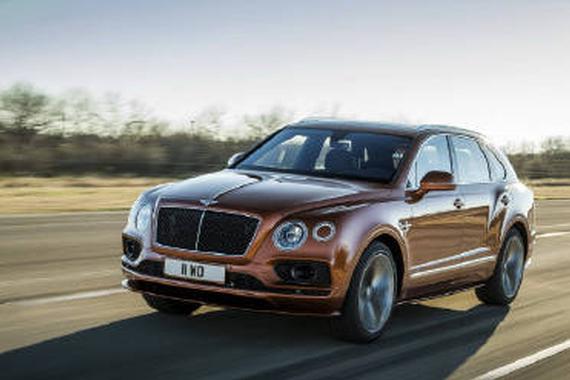 世界上最快的SUV 全新宾利 Bentayga Speed
