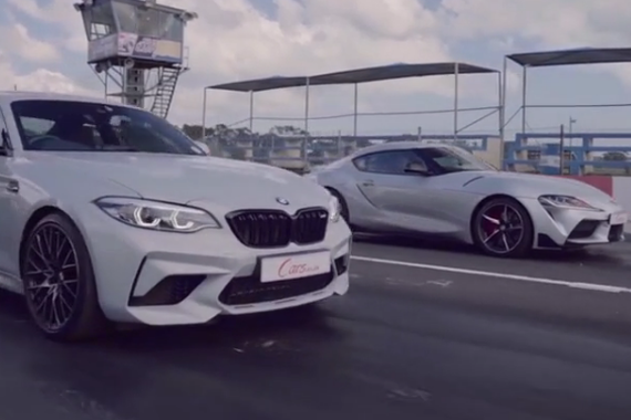 加速对决 全新丰田Supra vs 宝马M2雷霆版