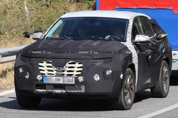 有望提供混动版 现代全新一代途胜谍照曝光