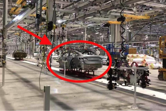 特斯拉上海超级工厂内部照曝光 Model 3量产开始量产设置测试