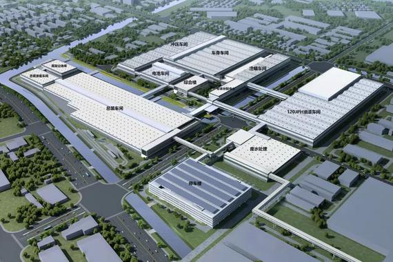 上汽大众MEB电动车工厂探班，一座立体厂房在中国合资汽车发源地崛起