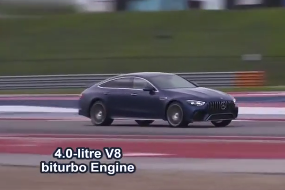 地表最速四门轿跑 全新奔驰AMG GT 63S