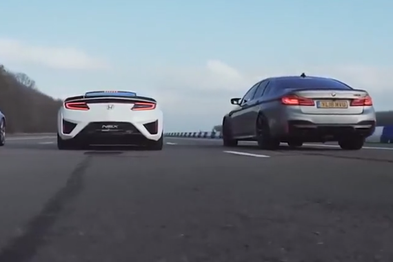 谁是王者？本田NSX对战宝马M5、奔驰E63