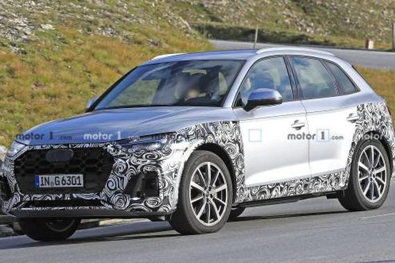 2021款奥迪Q5谍照曝光 造型棱角分明