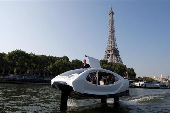 时速33km/h！法国水上出租车首次测试：无污染无噪音