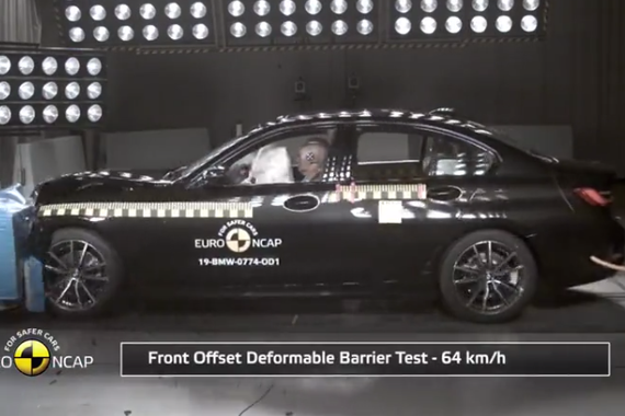 表现优秀 宝马新3系碰撞测试拿五星