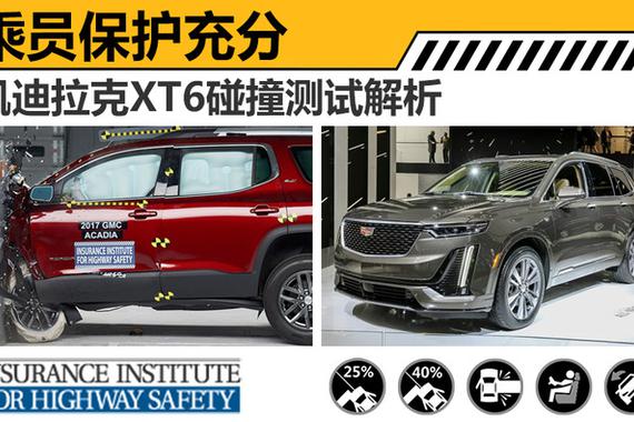 凯迪拉克XT6碰撞测试解析 乘员保护充分