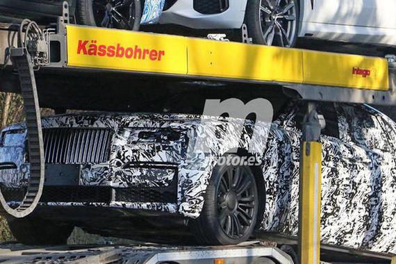 劳斯莱斯新一代古思特谍照 搭6.75T引擎造型调整