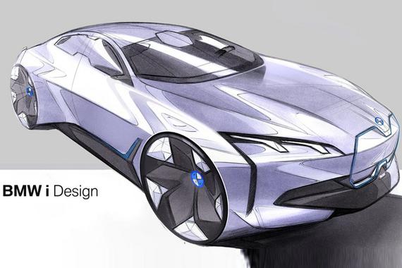 宝马全新i6假想图曝光 动力媲美保时捷Taycan Turbo