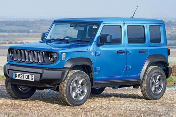 Jeep全新小型SUV渲染图 搭1.3T引擎造型够硬派