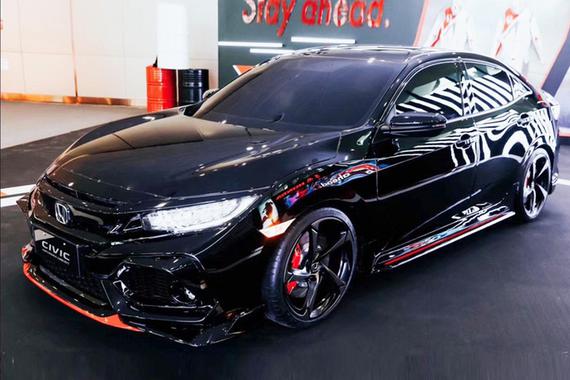 国产本田思域两厢版实拍！ 4月发布/原厂自带套件