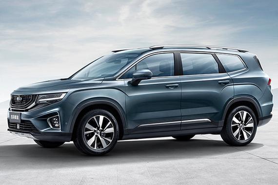 吉利豪越大SUV内饰曝光  供6座布局