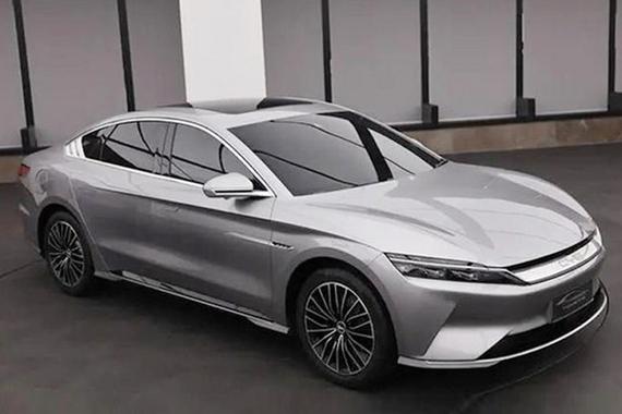 比亚迪汉旗舰轿车谍照曝光 仅推电动版/年中上市