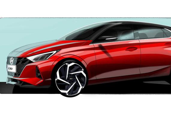 全新现代i20设计图曝光 将在日内瓦车展正式发布