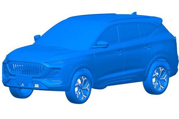 定位A+级SUV 江淮全新SUV外观专利图曝光