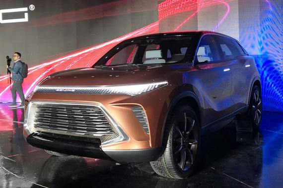 BEIJING全新大7座SUV谍照 车侧酷似凯迪拉克XT6