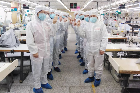 悦达集团改造7条生产线 自制口罩为一线送“粮草”