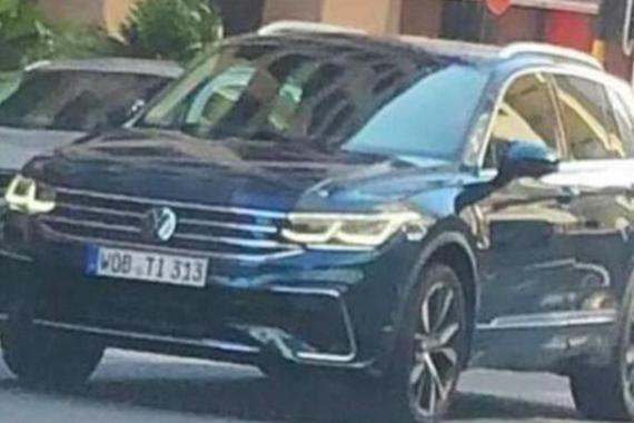 全新Tiguan无伪装谍照曝光！大灯神似高尔夫8