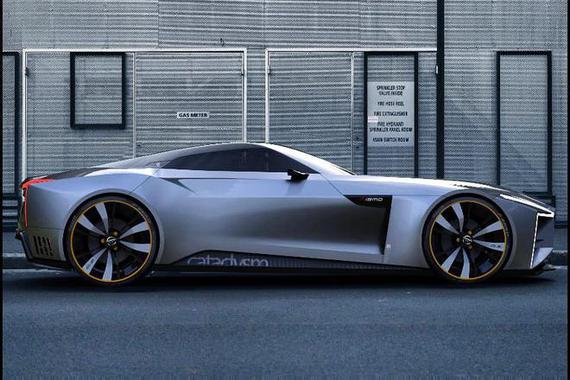 全新一代日产370Z跑车效果图曝光 或采用GT设计风格