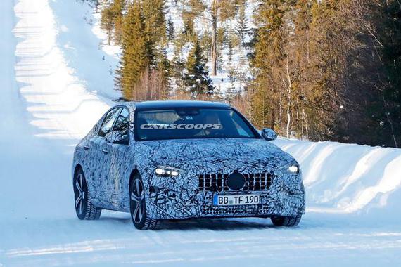 全新奔驰C级AMG高性能版谍照首曝 或配V6插混系统