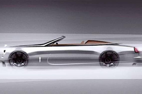 劳斯莱斯新款敞篷跑车曝光 名为黎明银子弹