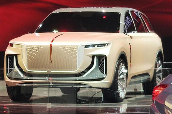 红旗纯电旗舰SUV曝光 续航超600km比蔚来ES8大